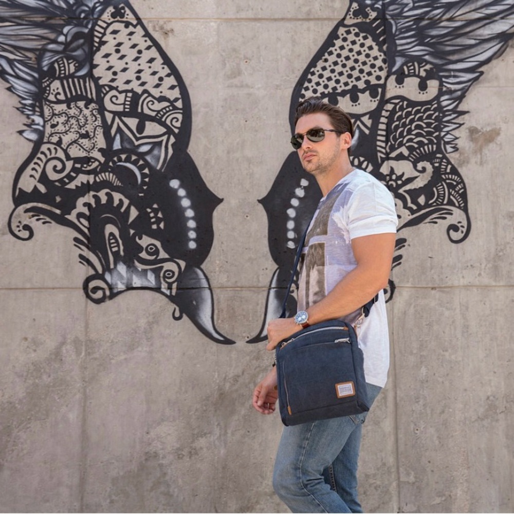 Travelon Heritage Anti-Theft Tour Bag Gray